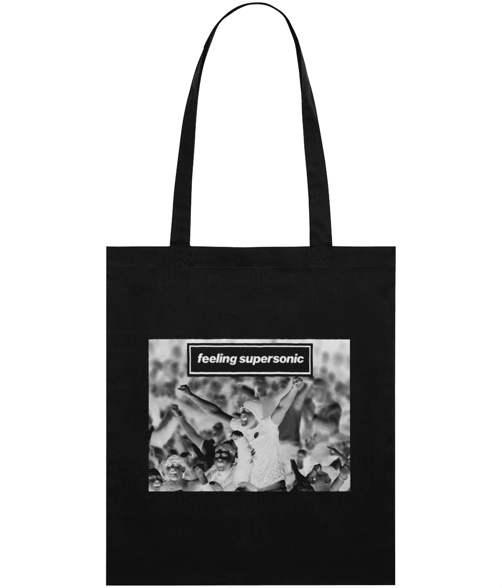 Feeling supersonic Crowd Tote Bag